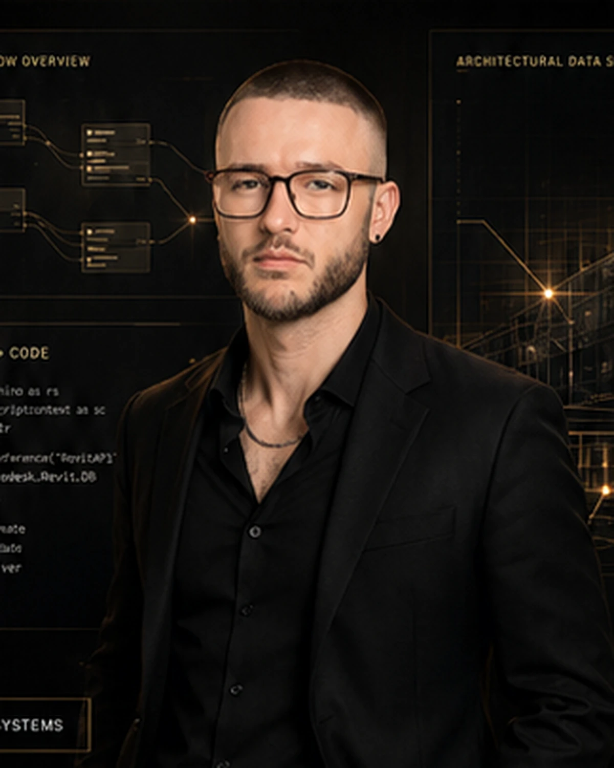 Liviu Trifoi in a black suit